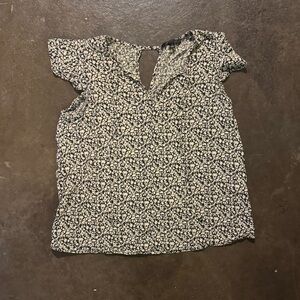 Banana Republic Women's Floral 100% Cotton Blouse